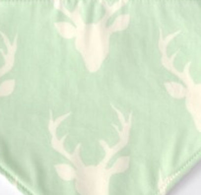 6-9m Mint Stags - Emma Neale Handmade