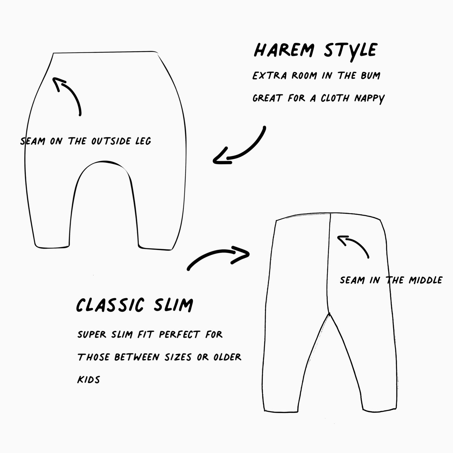 SEA FOAM LEGGINGS - Emma Neale Handmade
