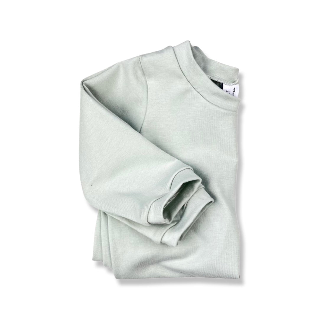 SEA FOAM T-SHIRT - LONG OR SHORT SLEEVE - Emma Neale Handmade