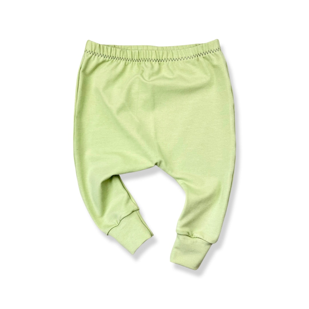 LIME HAREM LEGGINGS - Emma Neale Handmade