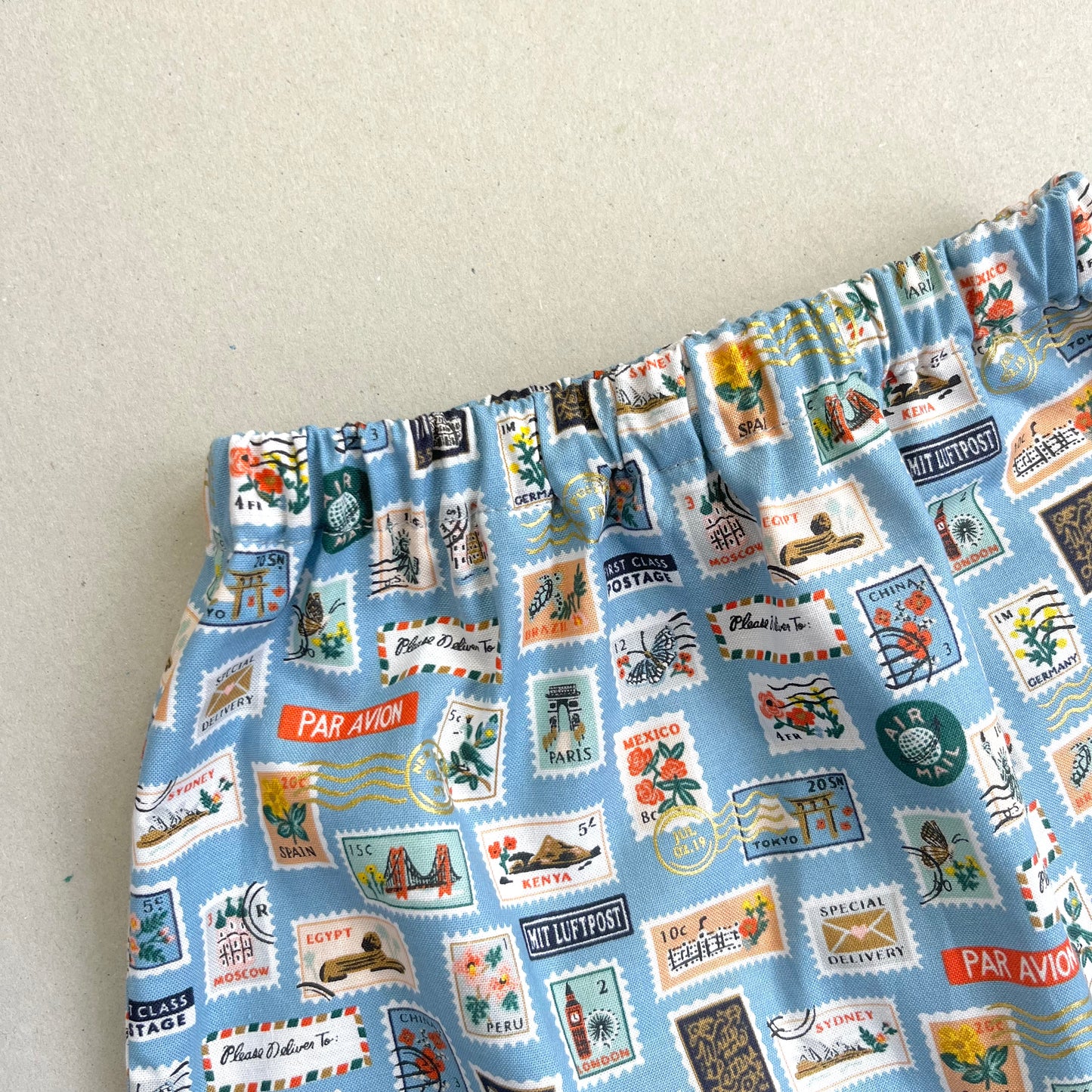 WORLD TRAVELLER HAREM TROUSERS in SKY