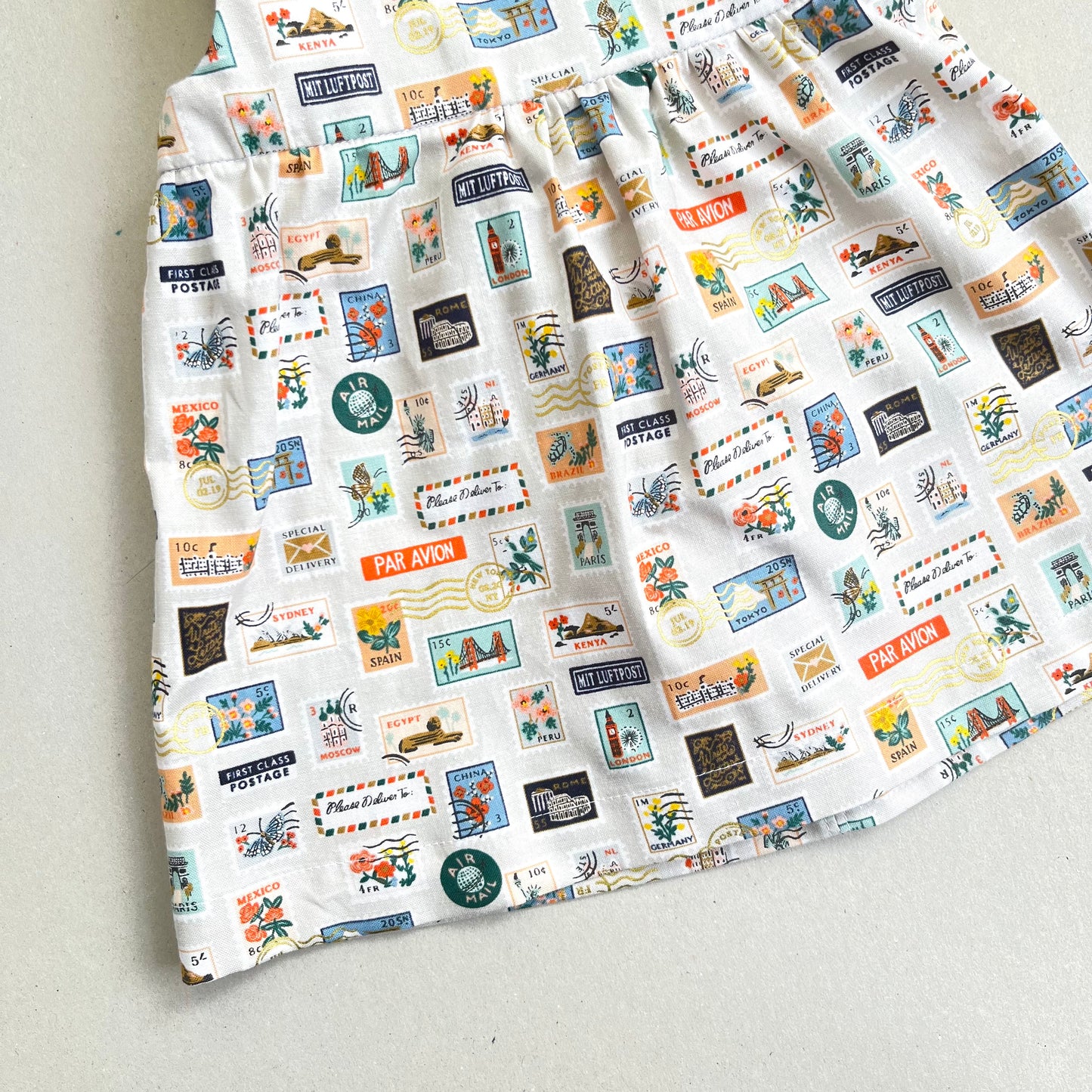 World Traveller Dress in Stone