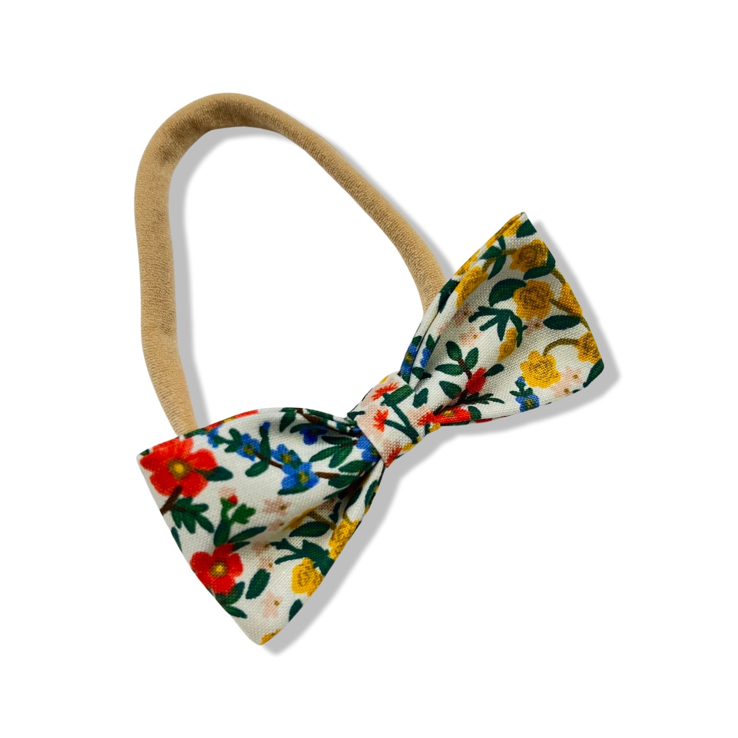 FLORA RUBY BOW HEADBAND - Emma Neale Handmade