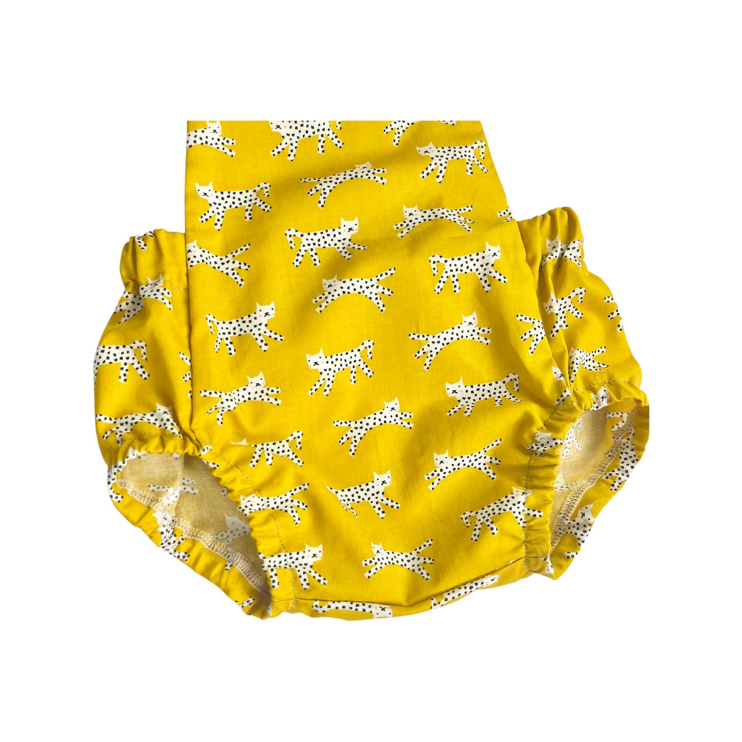 CAT-CH ME SHORT ROMPER - Emma Neale Handmade