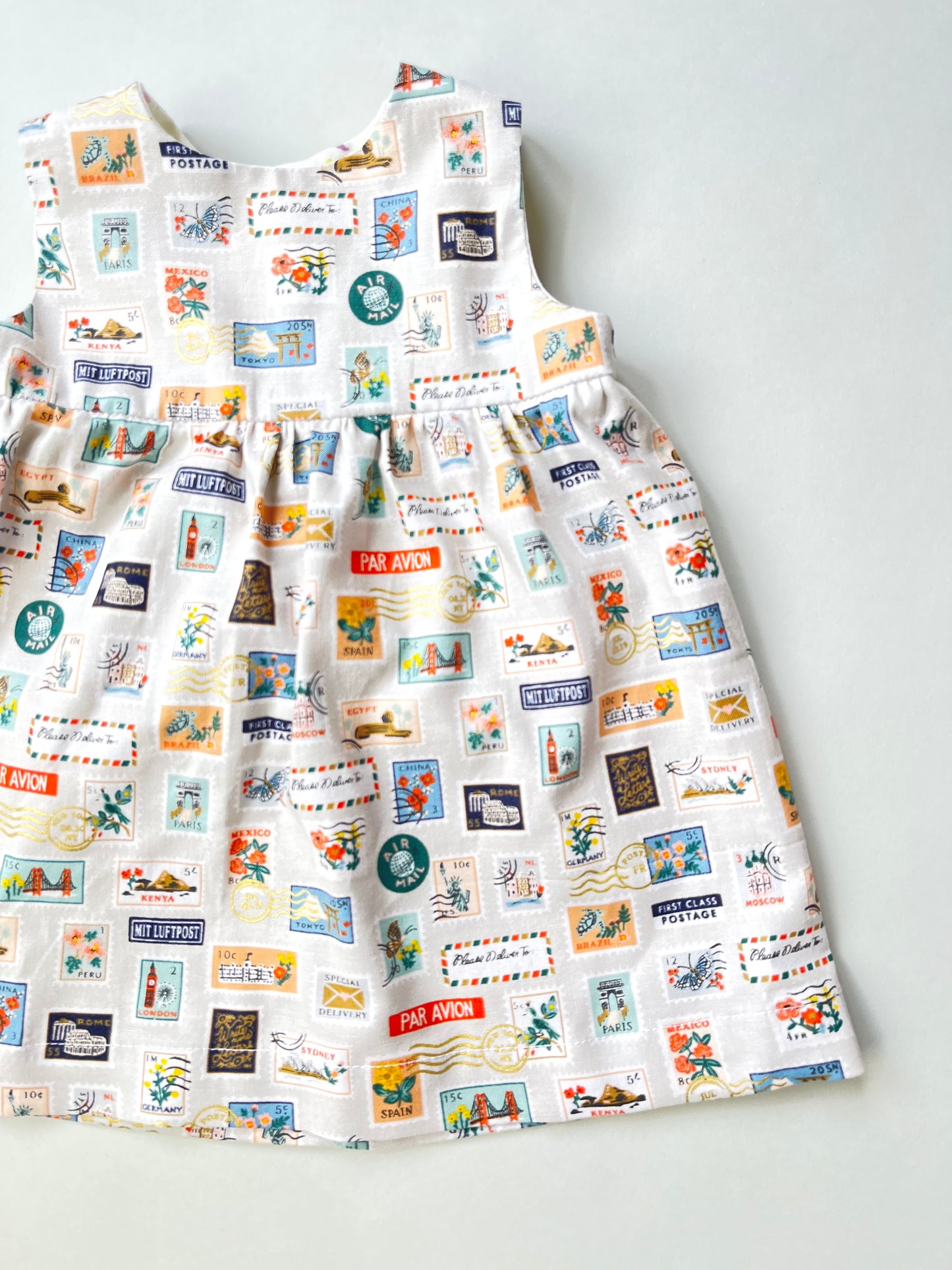 World Traveller Dress in Stone