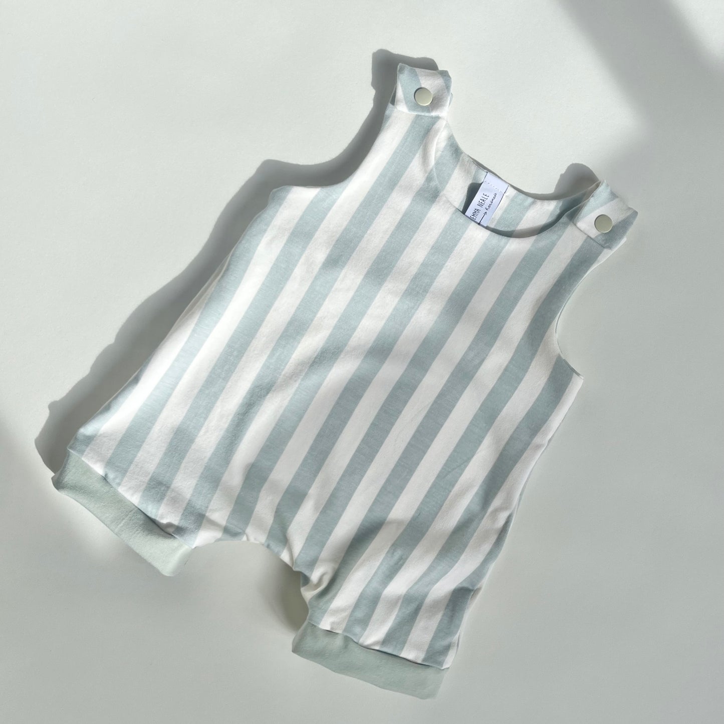 Seafoam Stripe Shortie Romper
