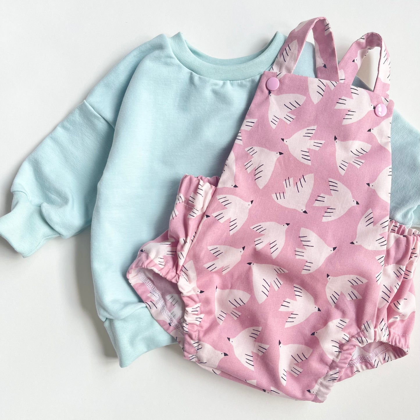Dove Short Romper