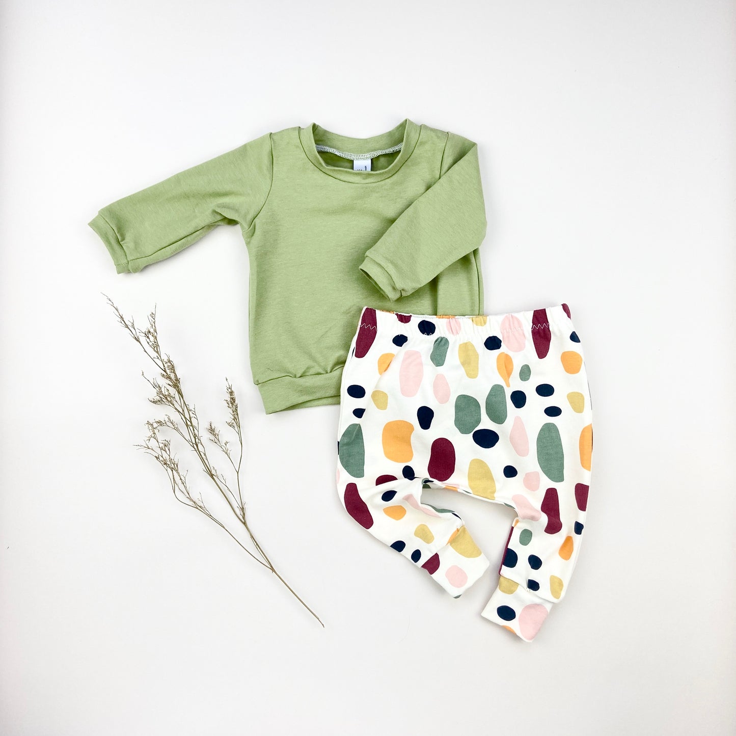 SAGE T-SHIRT - LONG OR SHORT SLEEVE - Emma Neale Handmade