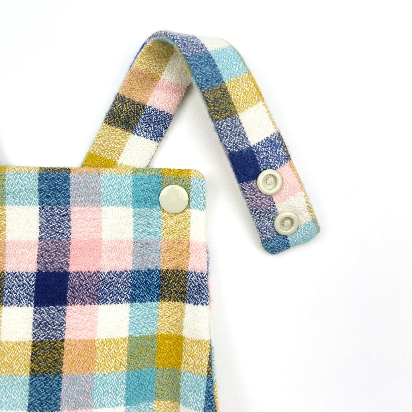 Sunny Check Short Romper - Emma Neale Handmade