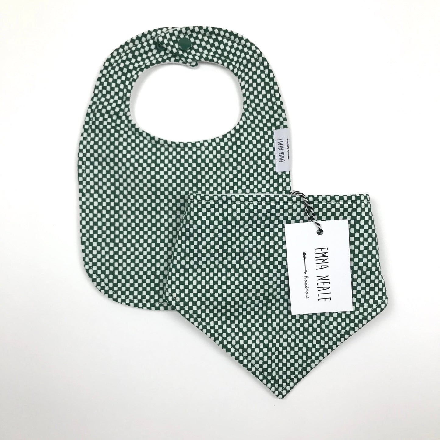 Hunter Two Bib Set - Emma Neale Handmade