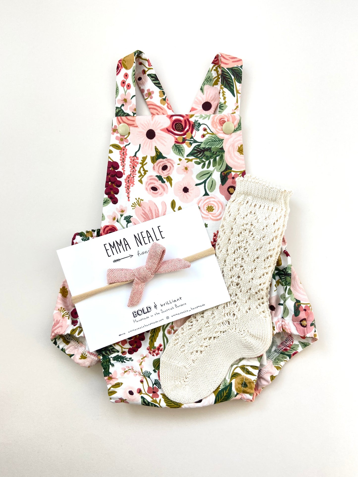 Strawberry Orla Bow Headband - Emma Neale Handmade