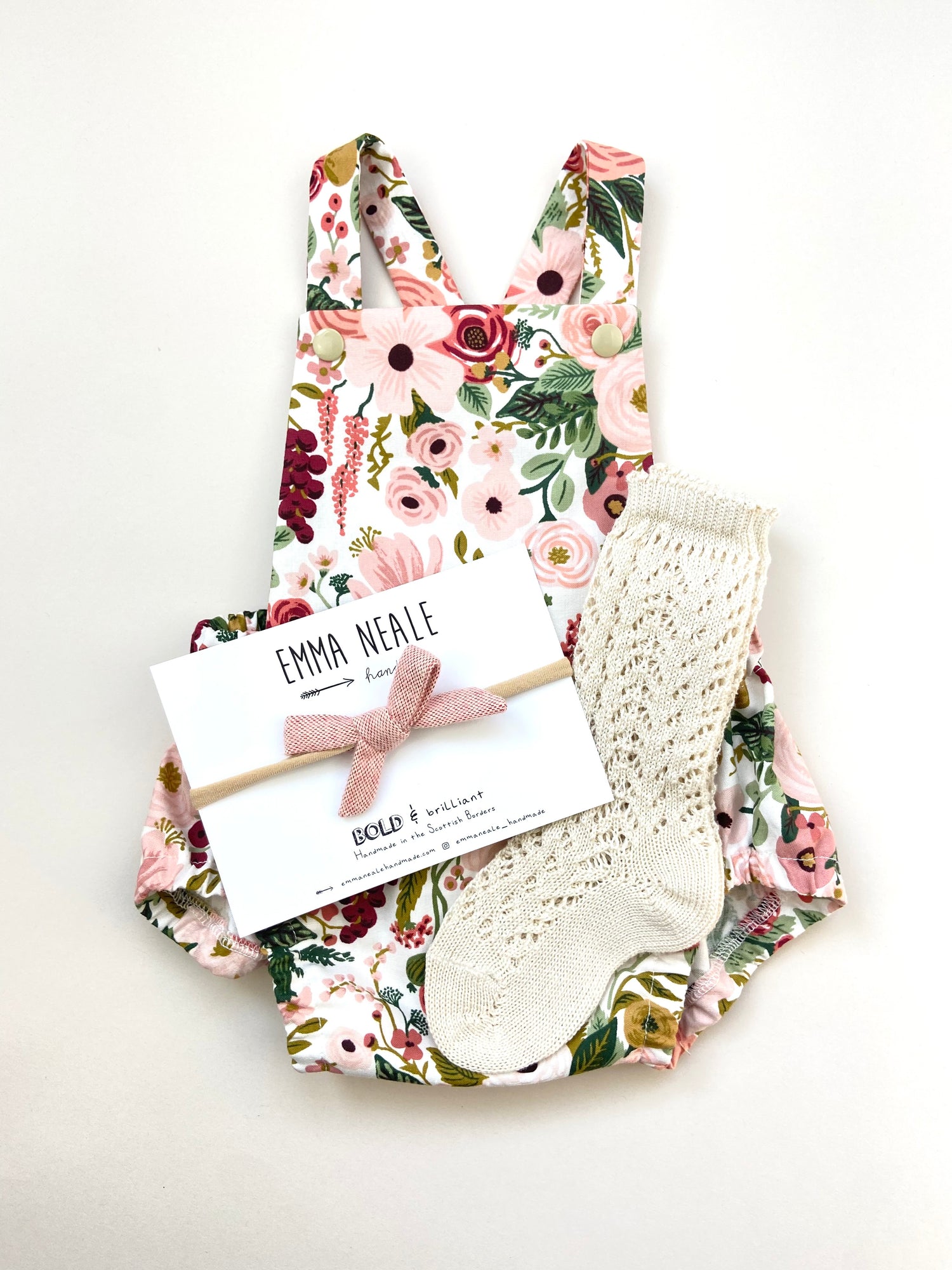 Strawberry Orla Bow Headband - Emma Neale Handmade
