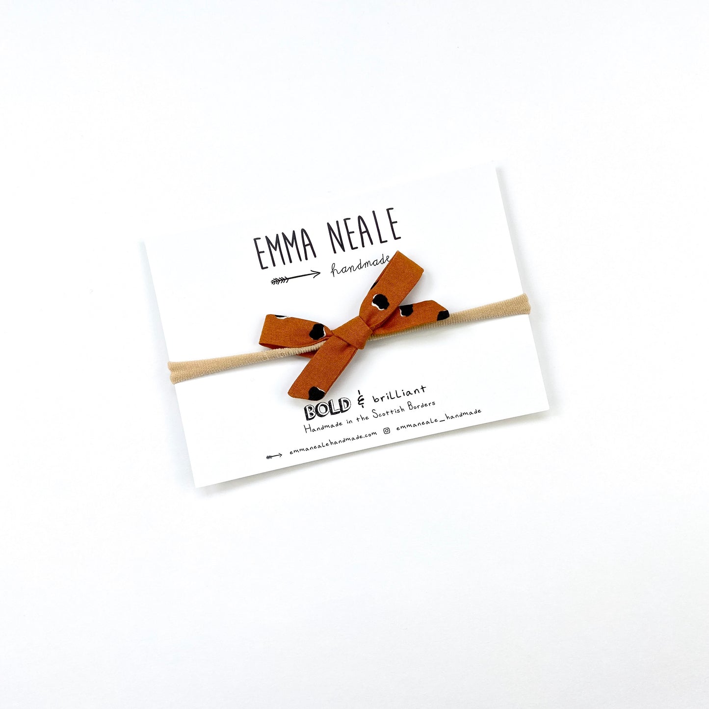 Mystery Fur Orla Bow Headband - Emma Neale Handmade