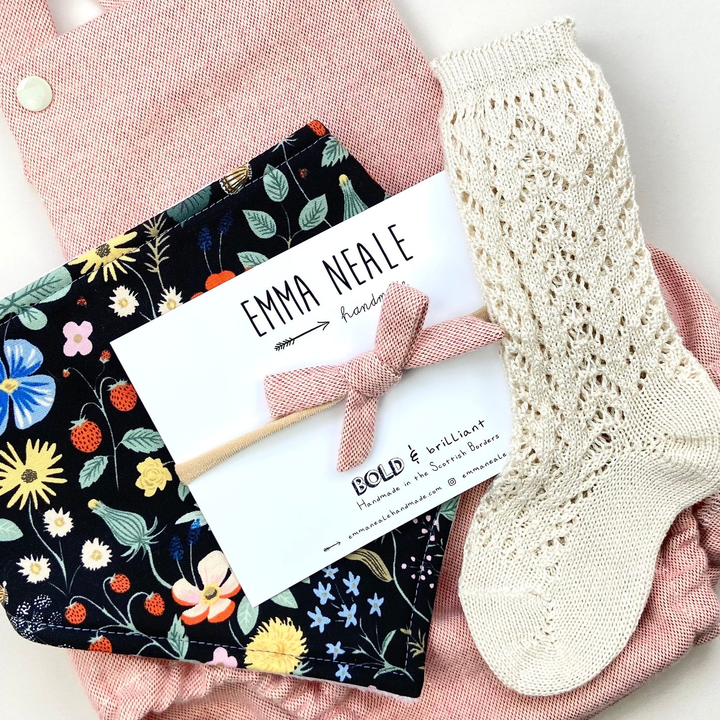Strawberry Short Romper - Emma Neale Handmade