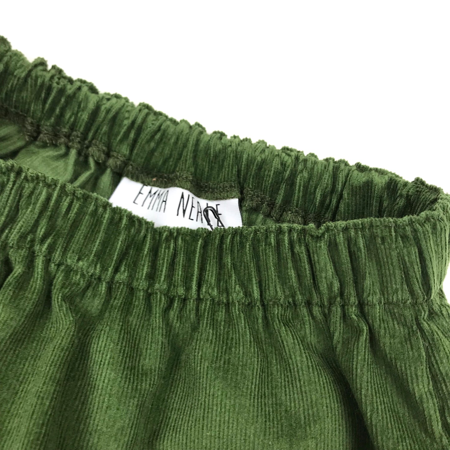 Olive Needlecord Bloomers - Emma Neale Handmade