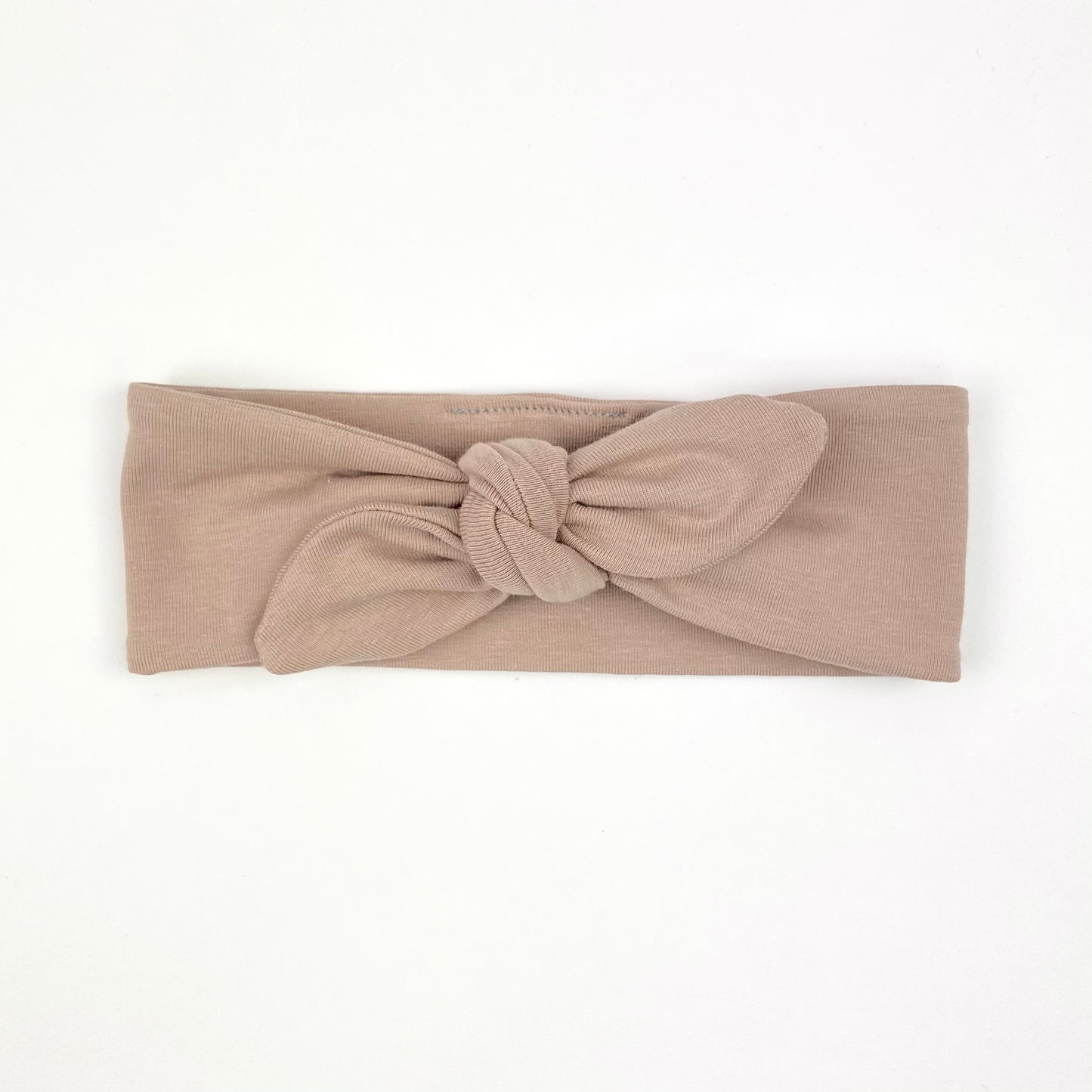 TRUFFLE KNOTTED HEAD WRAP - Emma Neale Handmade