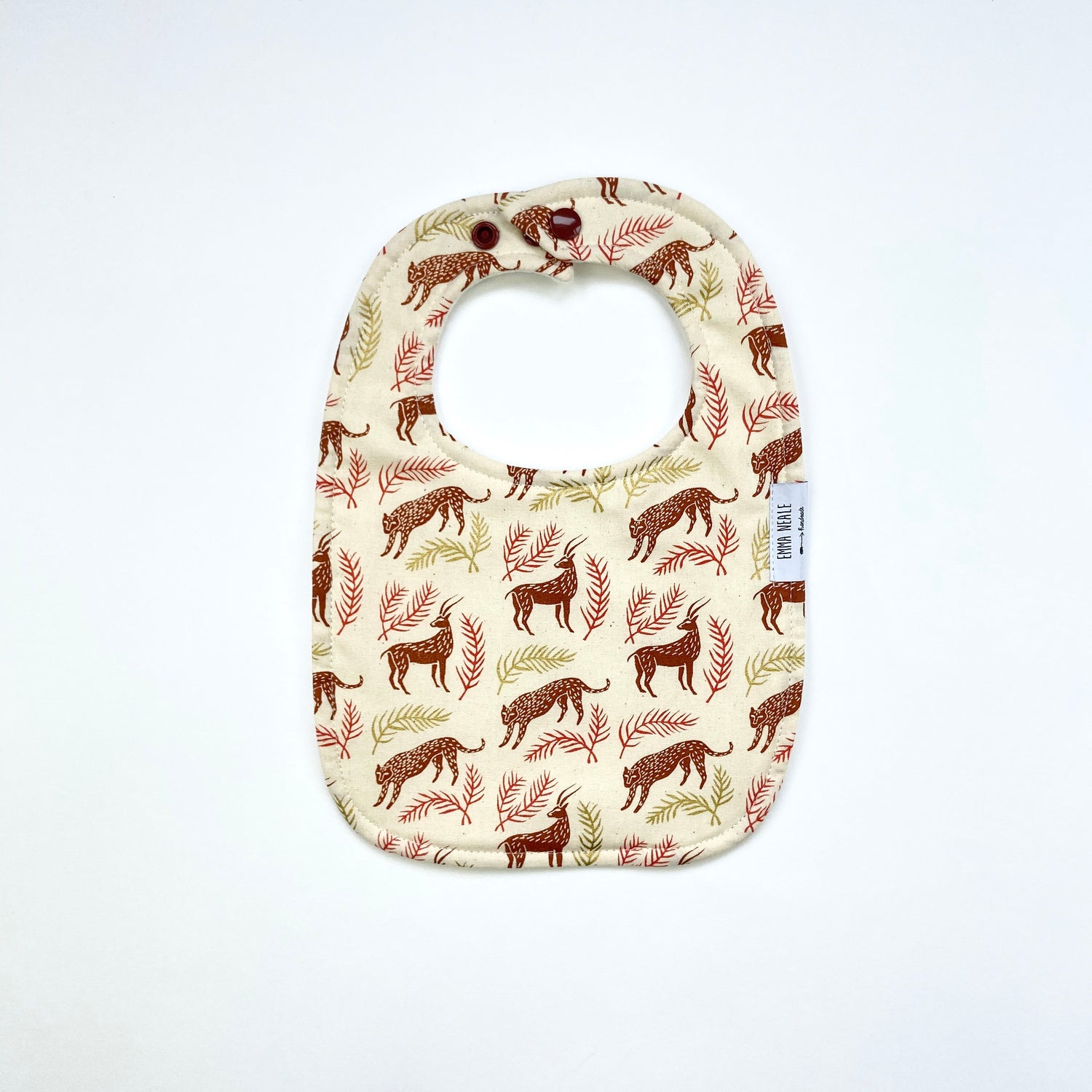 SALE 20% OFF Grassland Traditional Bib - Emma Neale Handmade