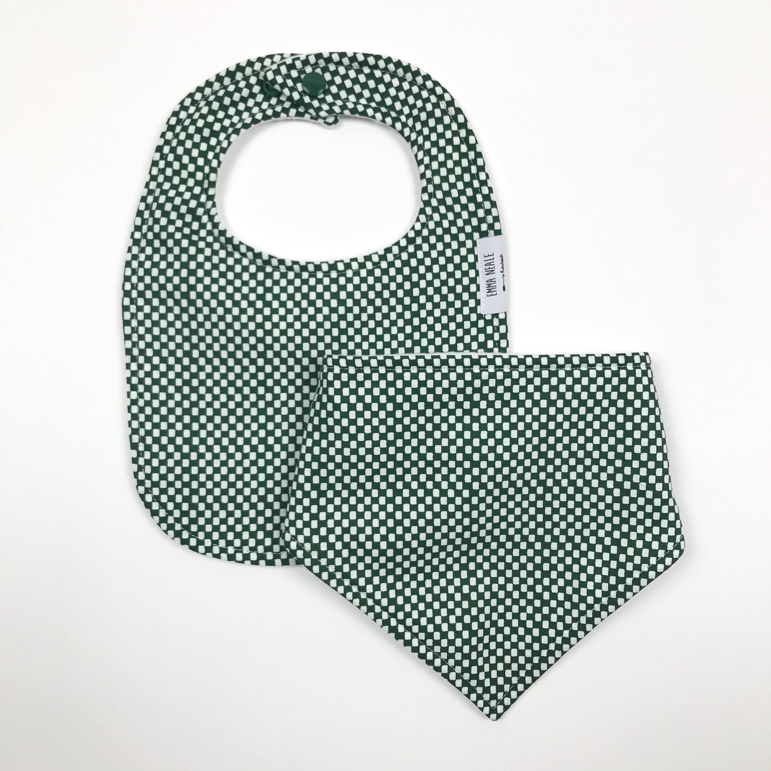 Hunter Two Bib Set - Emma Neale Handmade