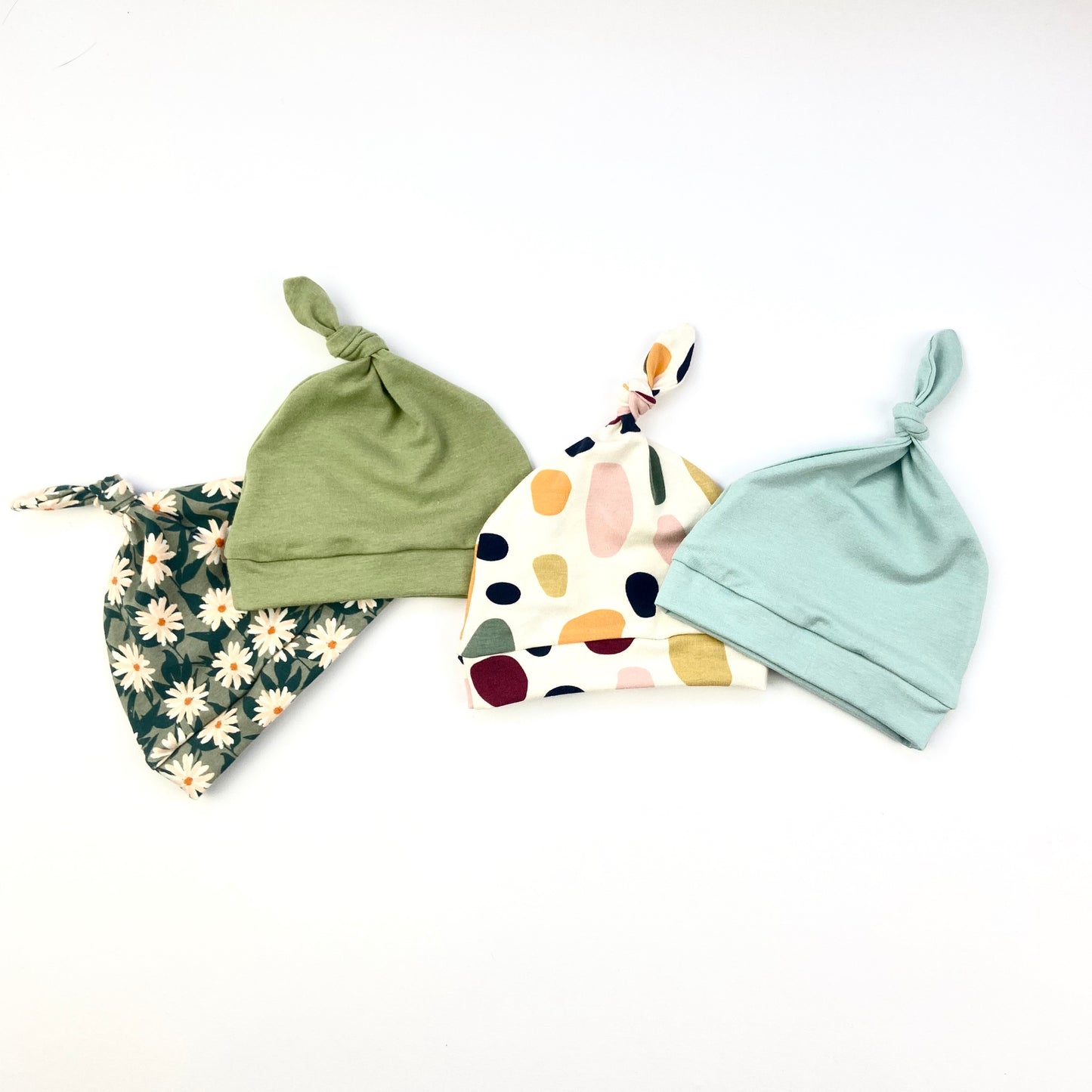 SAGE KNOTTED HAT - Emma Neale Handmade