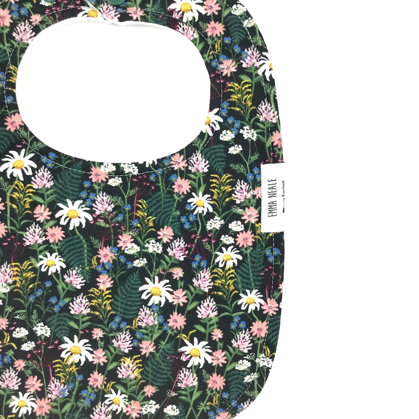 WILDFLOWER TRADITIONAL BIB - Emma Neale Handmade