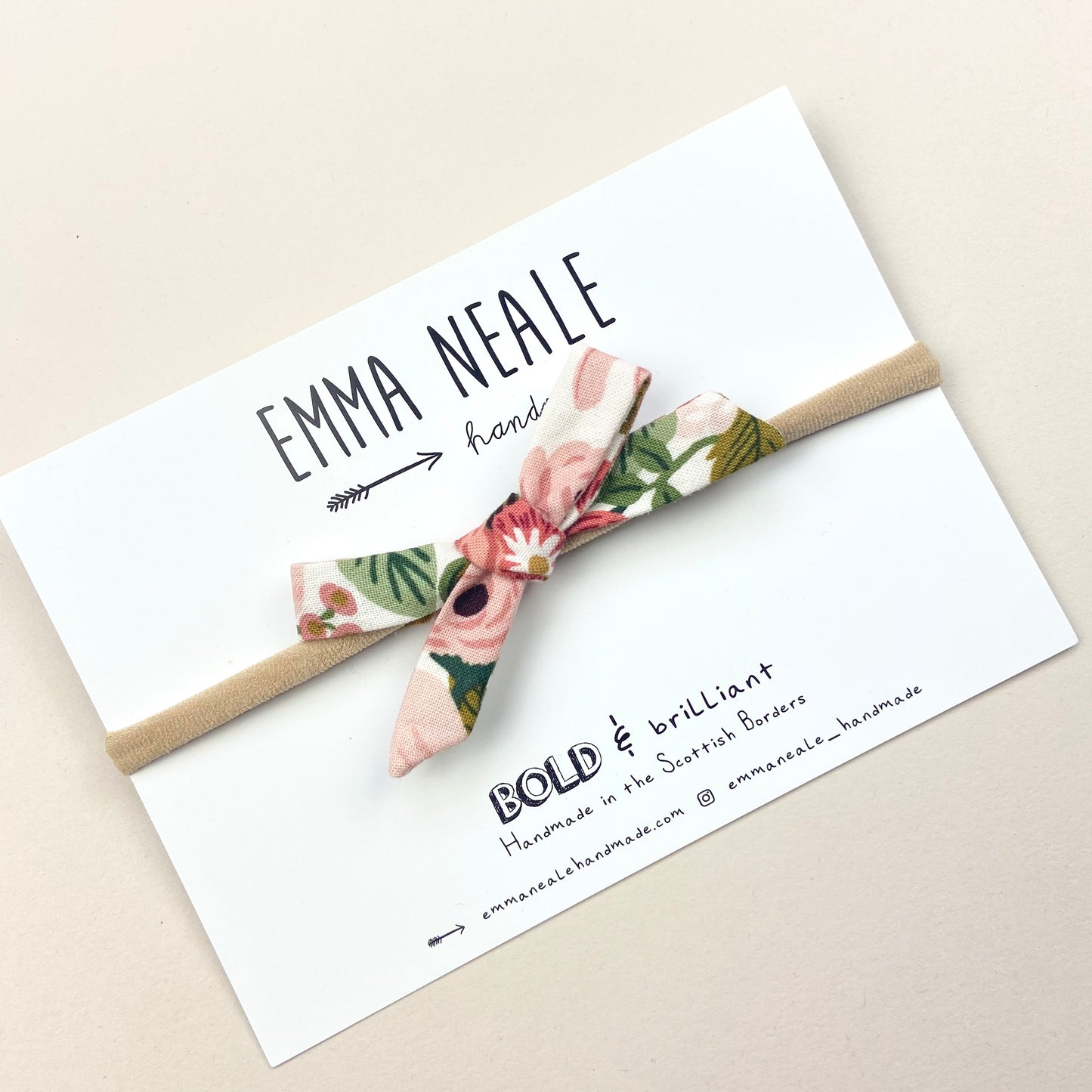 Blossom Orla Bow Headband - Emma Neale Handmade