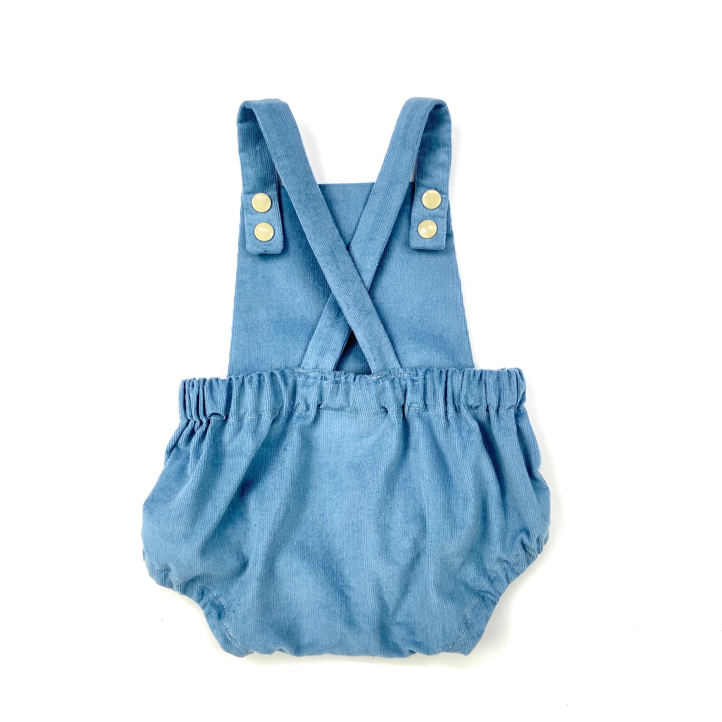 Blueberry Baby Needlecord Short Romper - Emma Neale Handmade