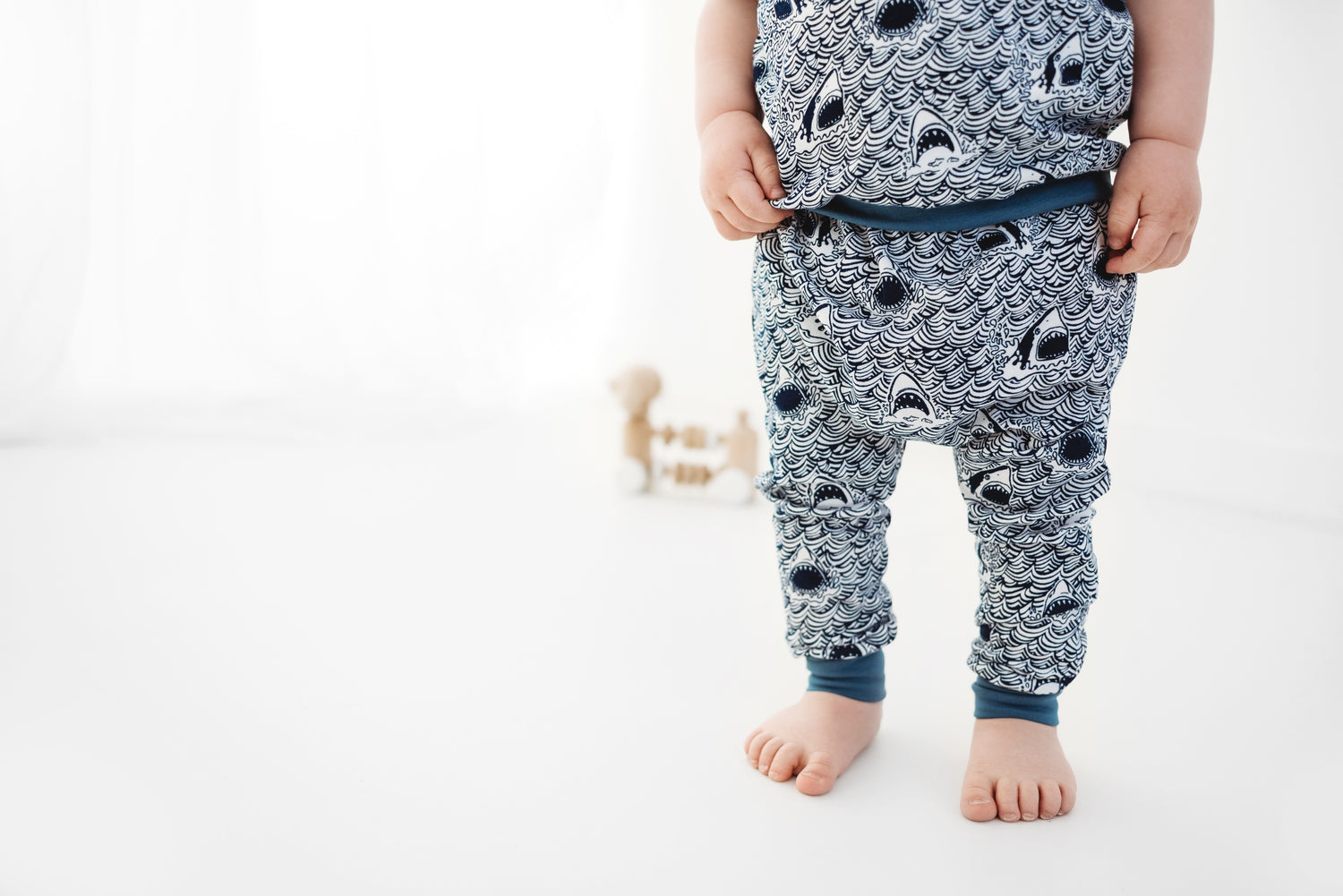 ALMOND HAREM LEGGINGS - Emma Neale Handmade