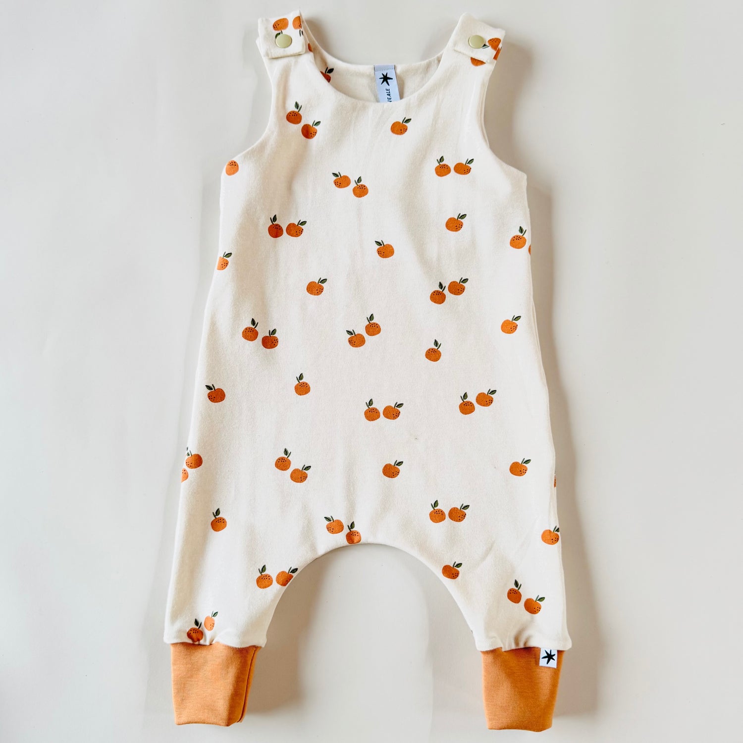 Little Oranges Harem Romper - Emma Neale Handmade