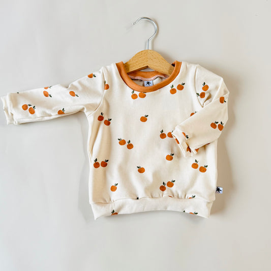 Little Oranges T-shirt - Long or Short Sleeve - Emma Neale Handmade