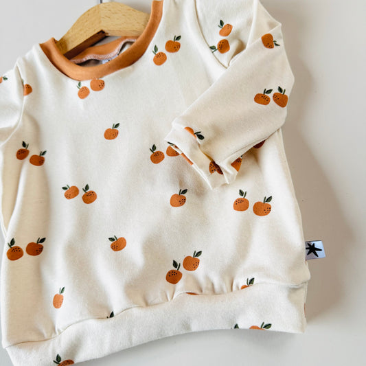 Little Oranges T-shirt - Long or Short Sleeve - Emma Neale Handmade
