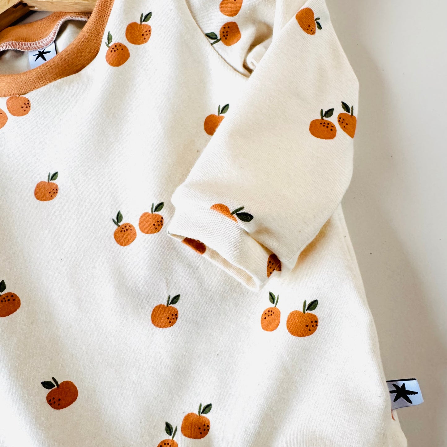 Little Oranges T-shirt - Long or Short Sleeve - Emma Neale Handmade