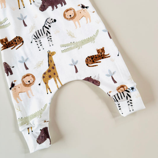 Wild Things Harem Romper - Emma Neale Handmade