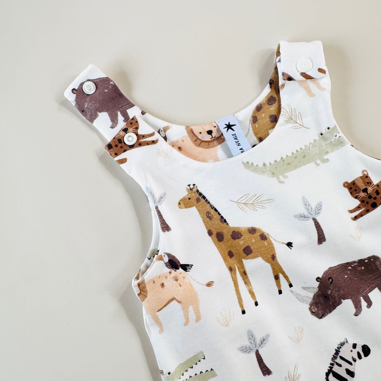 Wild Things Harem Romper - Emma Neale Handmade