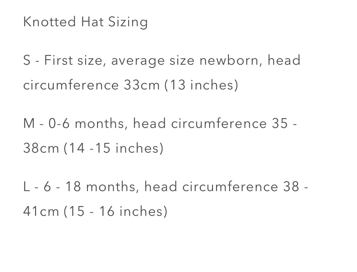 Sunray Knotted Hat