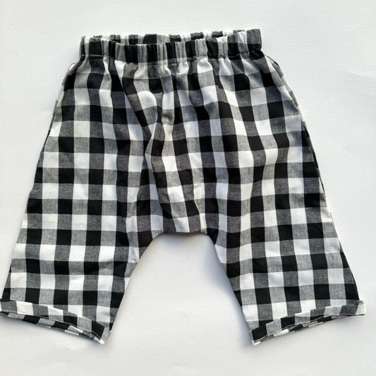 Big Check Loose Fit Trousers Sample Size 3-6m