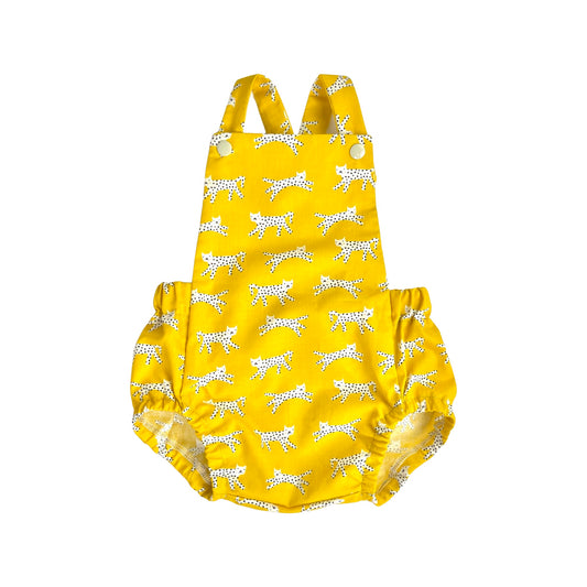 CAT-CH ME SHORT ROMPER - Emma Neale Handmade