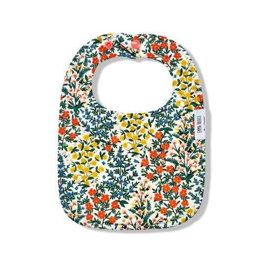 FLORA TRADITIONAL BIB - Emma Neale Handmade