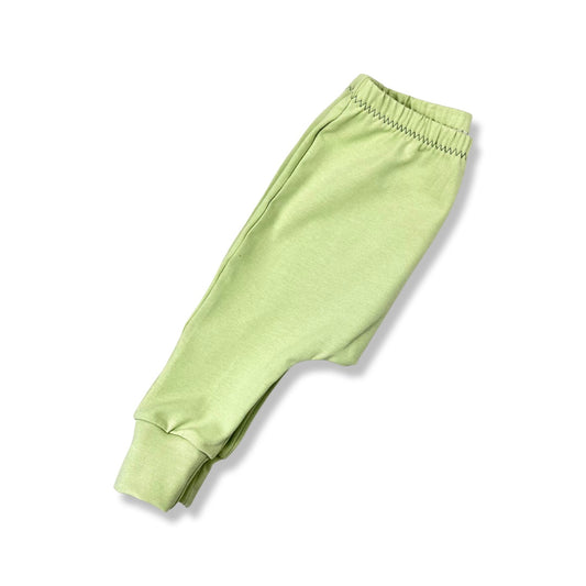 LIME HAREM LEGGINGS - Emma Neale Handmade