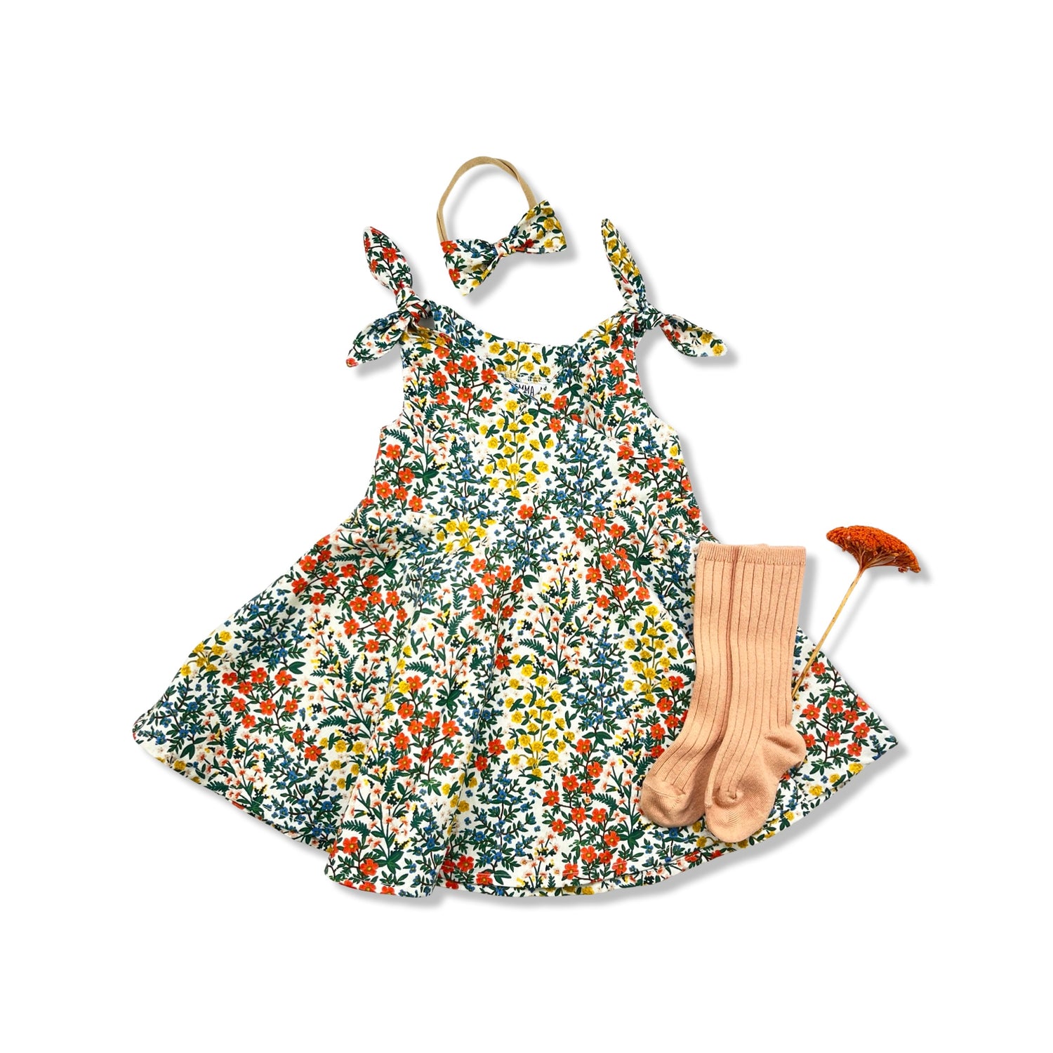 FLORA ‘SWIRL’ DRESS - Emma Neale Handmade