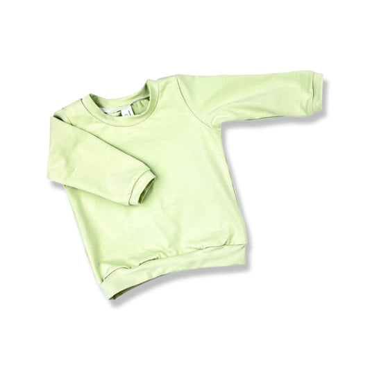 LIME T-SHIRT - LONG OR SHORT SLEEVE - Emma Neale Handmade