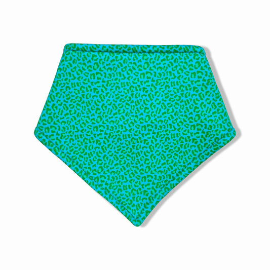MINI LEOPARD BANDANA BIB - Emma Neale Handmade