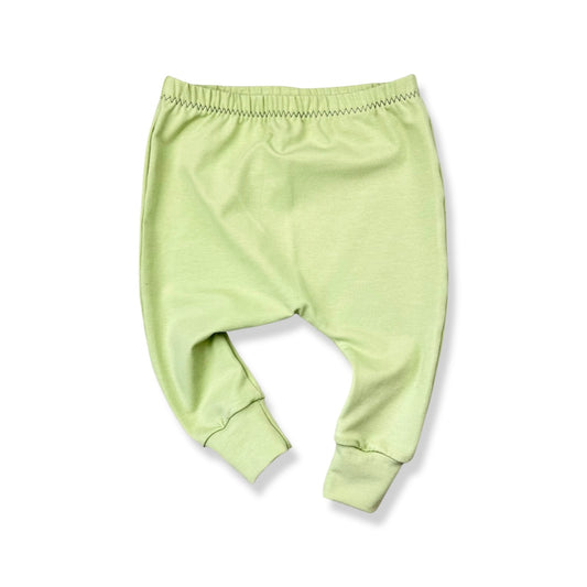 LIME HAREM LEGGINGS - Emma Neale Handmade