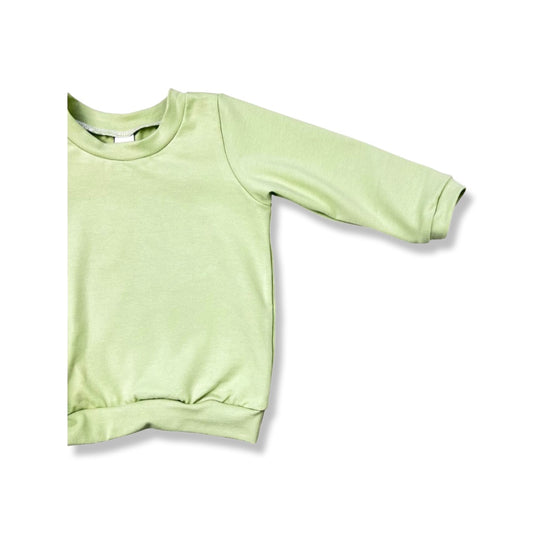 LIME T-SHIRT - LONG OR SHORT SLEEVE - Emma Neale Handmade