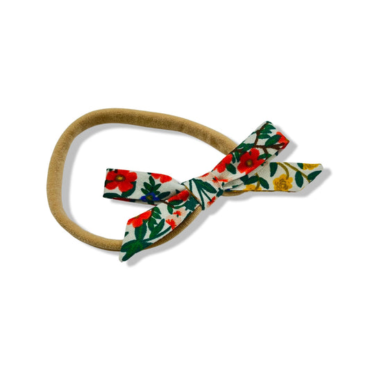 FLORA ORLA BOW HEADBAND - Emma Neale Handmade