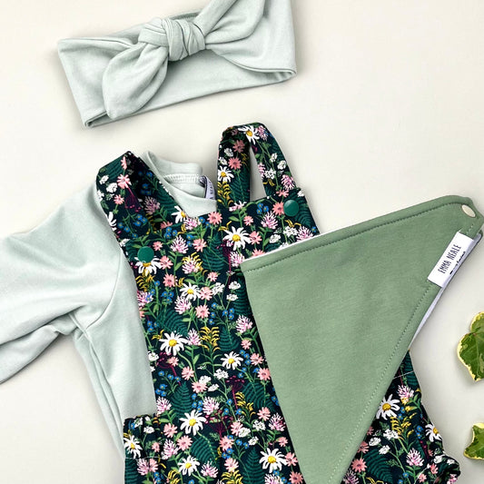 PINE BANDANA BIB - Emma Neale Handmade