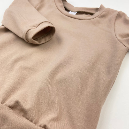 TRUFFLE T-SHIRT - LONG OR SHORT SLEEVE - Emma Neale Handmade