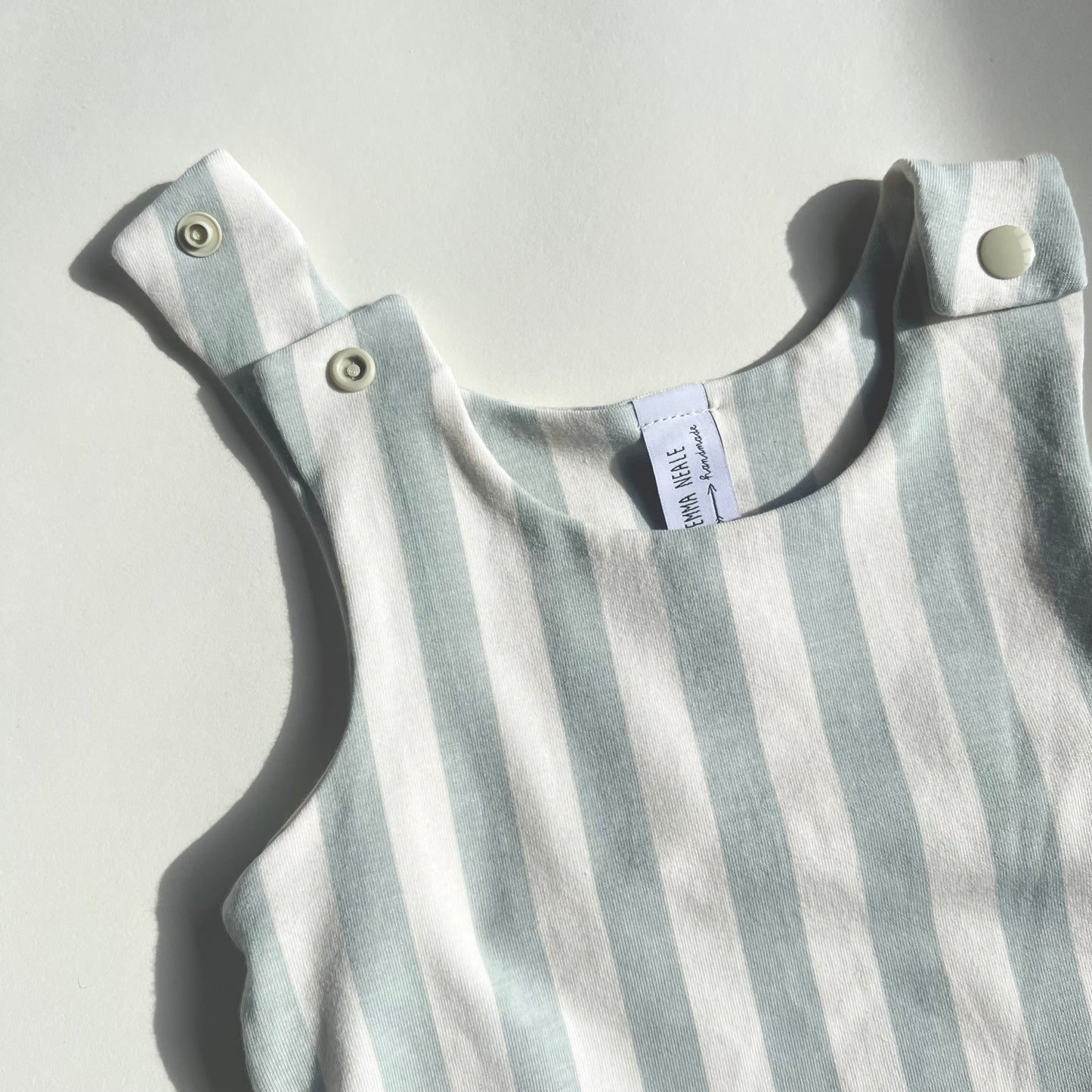 Seafoam Stripe Shortie Romper