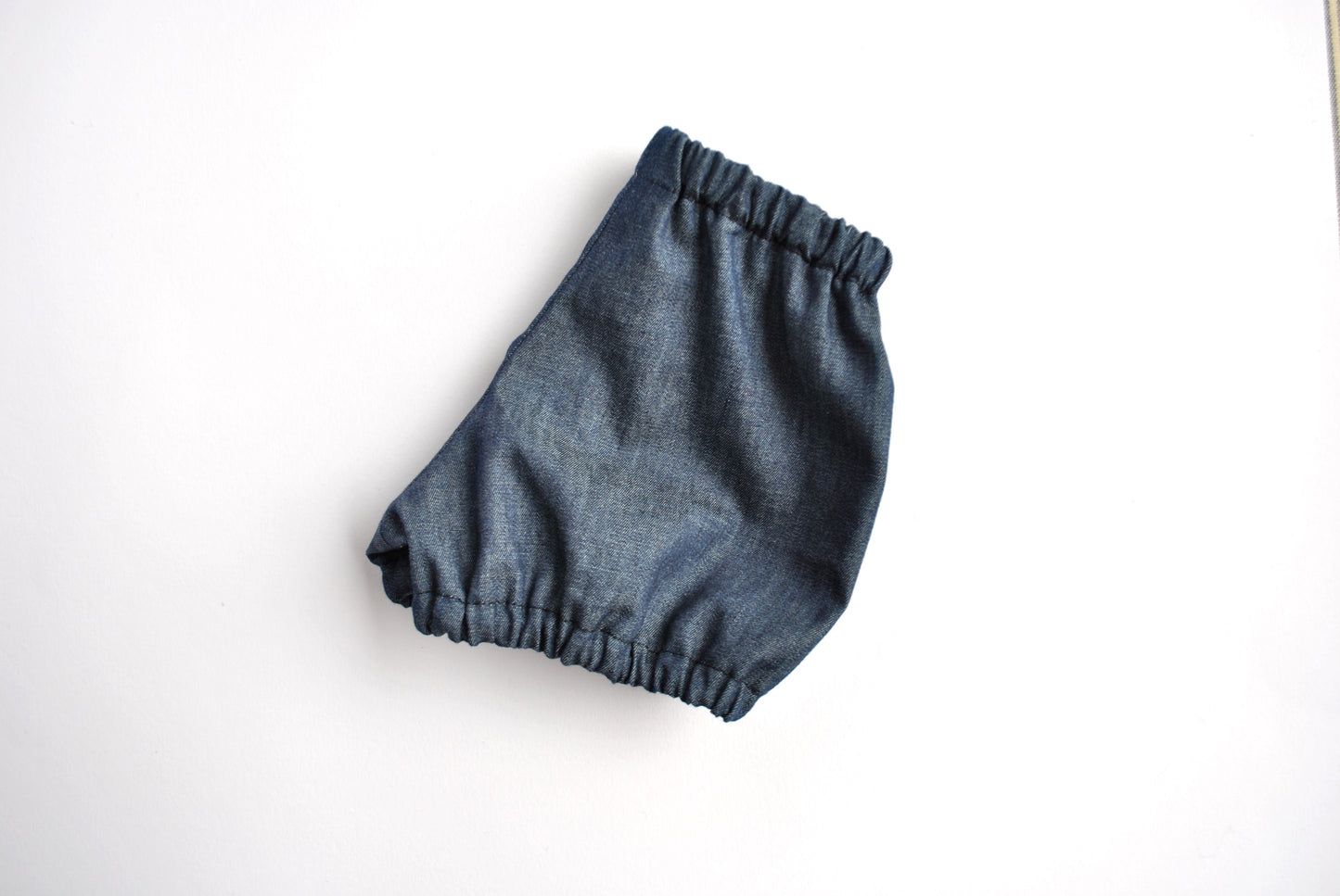 Dark Denim Bloomers - Emma Neale Handmade