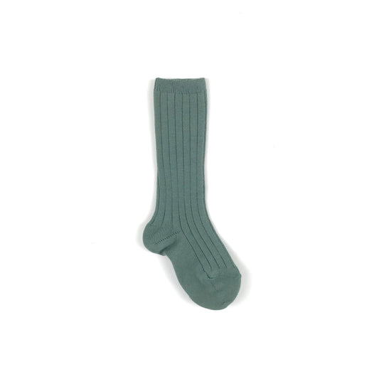LICHEN KNEE SOCKS - Emma Neale Handmade