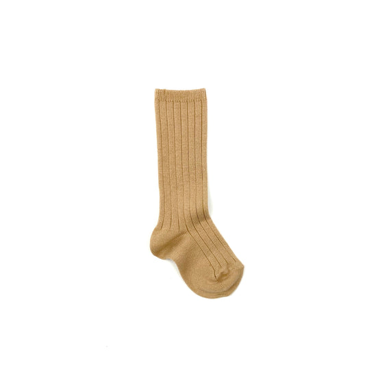 Camel Knee Socks - Emma Neale Handmade